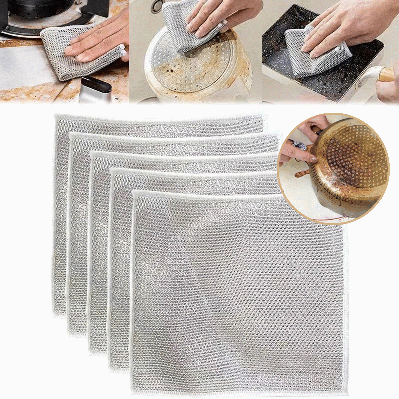 🔥Last Day Clearance Sale - 50% OFF✨Multipurpose Wire Miracle Cleaning Cloths