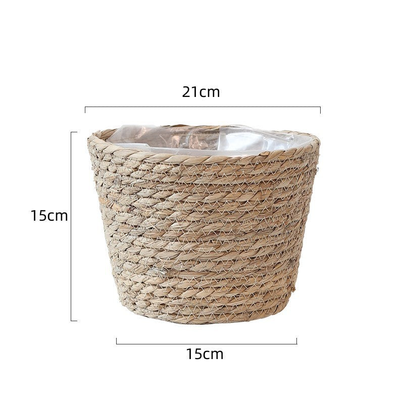 Natural Rush Botanical Planter