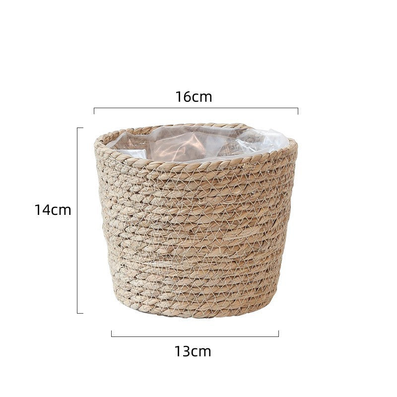 Natural Rush Botanical Planter