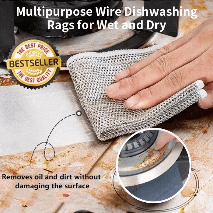 🔥Last Day Clearance Sale - 50% OFF✨Multipurpose Wire Miracle Cleaning Cloths