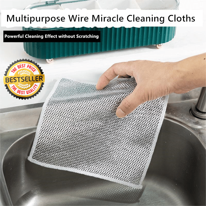 🔥Last Day Clearance Sale - 50% OFF✨Multipurpose Wire Miracle Cleaning Cloths