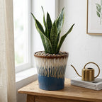 The Nordic Glazed Azure Vessel